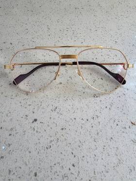 04090001 Cartier Eyeglasses Men Authentic 04090001/57
