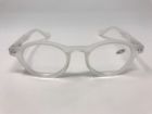 Ce370 Eyewear Vc Women Translucent Crystal Bifocal Reading Glasses Horn Rim