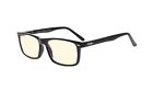 Cg899-6-black-200 Generic Anti Blue Rays Computer Reading Glasses Yellow Tinted Lenses