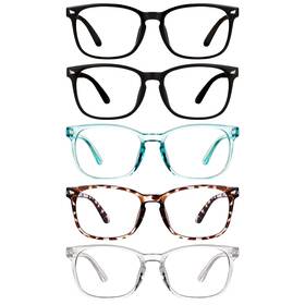 Cheers Devices 895236006782 5 Pack Reading Glasses For Women Readers Men Blue L
