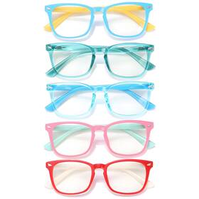 Cdbl0275-01-us Cheers Devices Blue Light Glasses For Kids Boys Girls Medium 5 Pair Mix-b