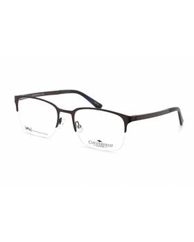 Chesterfield 716736314037 Xl Gunmetal Stainless Steel Eyeglasses - Matte Grey -size One