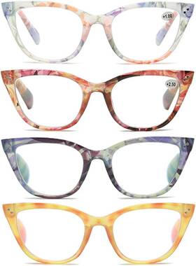 Chiccool 445040571531 Reading Glasses For Women 3 Pack Retro Classic Round Readers With Spring Hinge B
