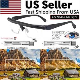 China Garden 445038558582 Dial Adjustable Glasses Variable Focus For Reading Distance Vision Eyeglasses Us