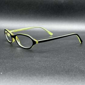 4623-010324-24 Christie Brinkley Kittie 1.25 Readers Black Lime Flex Used