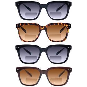 Br371 Clasaga Bifocal Reading Glasses Sunglasses Readers For Women Men Uv400 Protection Sun