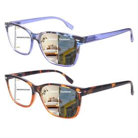 Hn060-7 Clasaga Progressive Multifocal Reading Glasses For Women Photochromic Gray Sunglasses