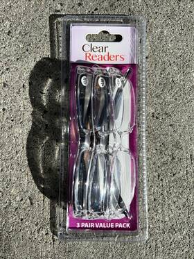 Clear Readers 842894154885 - Essentials 3 Pack Reading Glasses Value 3pk -in 3.00