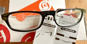 Clic 663408273003 Reading Glasses 3.0 Adjustable Magnetic Black New
