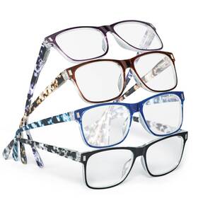 Krj04295 Collections Etc Classic Tortoiseshell Colored Readers - Set Of 4