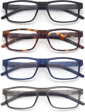 Colloddiss 445043481448 Reading Glasses For Men Women Spring Hinge Readers Blue Light Blocking