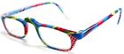 Kr918 Color Glasses Cheetah Fashion Blue 3.00 Olive Reading Pink
