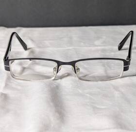 K011-brown Converse Semi-rimless Designer Eyeglasses Slide Film Black 50mm. Frames Only