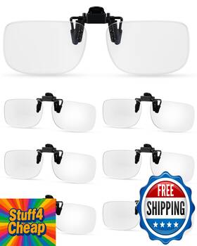 B0cwvd475n Copkim 6 Pairs Flip-up Clip-on Reading Glasses 1.0x Blue Light Blocking