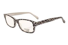Corinne Mccormack 789106627228 Ftjessft 52mm Reading Glasses Black/ White Leopard 1.50