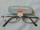 R103 Council Foster Grant Fashion Reading Glasses Black 1.75 New 3 070135204581