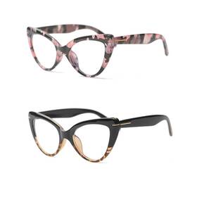 Covesato 791107194593 Oversized Cat Eye Reading Glasses For Women Fashion Cute Blue Light Blocking