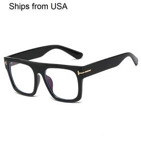 Sr95167 Coyee Large Frame Square Reading Glasses For Men Women Anti Blue Light 3.25