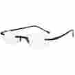 Cr-218912 Brand Scojo New York Midnight Black Gels Lightweight Reading Glasses W Case 2.50 796835714259