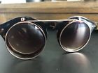 Cr01 Cheetah Spring Hinge Reading Glasses Retro Round Shade Blocker