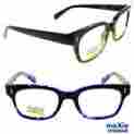 Cr222 Moxie Reading Glasses New Arrival Hipster Winston Frame Blue Brown 1.50 2.50 Specs