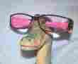Croc-o-dolls Calabria 3.25 Pink Crocodile Look Reading Glasses