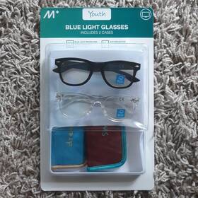 Crosby 803926509325 M Youth Glasses With Blue Light Protection 2 Pack