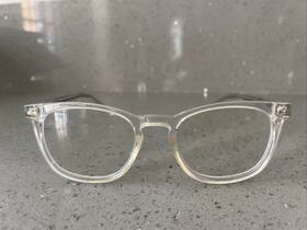 Crystal 810025637170 Prive Revaux Show Off Clear Glasses Frames Only C30 49 19 145