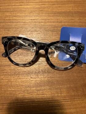 Crystal Vision 099993025695 New 1.75 Thick Black And Gray Frame Reading Glasses Readers