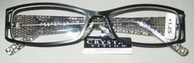 Crystal Vision By Foster Grant 887661661296 Reading Glasses 1.25 Leelee Hard Case Msrp 29.99