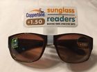Csr18-150 Coppertone Unisex Fashion Sunglass Readers Brown 037741121824
