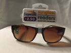Csr18-250 Coppertone Unisex Fashion Sunglass Readers Brown 037741121862