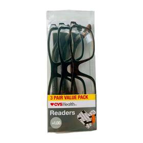 5013844-100.mcv Cvs Health Readers Rectangle Bifocal Reading Glasses 1.00 3-pack Multicolor 5013844-100.mcv Cvs Health Readers Rectangle Bifocal Reading Glasses 1.00 3-pack Multicolor