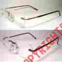 D916 Unbranded Rimless Man Woman Clear Lens Reading Glasses Magnify Power Strength Frames
