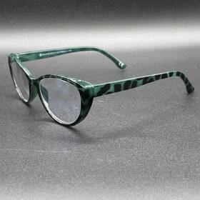 5369-031024-18 Daisy Fuentes Vmp2102 Cat-eye 2.00 Reading Glasses Green Tort Blb 54-17-144 Euc