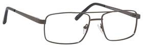 Dj6805-sgu-56-prog-bl Dale Earnhardt Jr. Multi-focus Blue Light Glasses 6805 In Satin Gunmetal 56mm