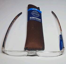 Dean 078041274957 Dr. Slimvision Reading Glasses 2.50 With Sleave -new