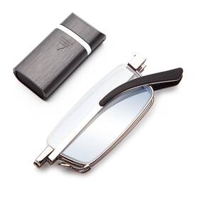 1166lg150 Dehotre Reading Glasses Men Women Anti Blue Light Flat Pocket Readers With Case Metal
