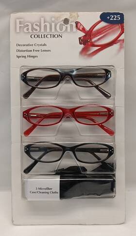 Design Optics 027995264422 Fashion Collection Ladies Reading Glasses - 2.25