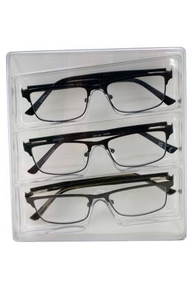Design Optics 193033458303 By Foster Grant Kyne Full Metal 2.50 Reading Glasses 3 Ct Used