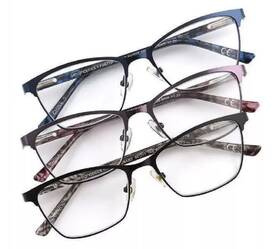 Design Optics 193033460474 By F.g Unisex Addie Square Cat Eye Reading Glasses 1.50 3-pack