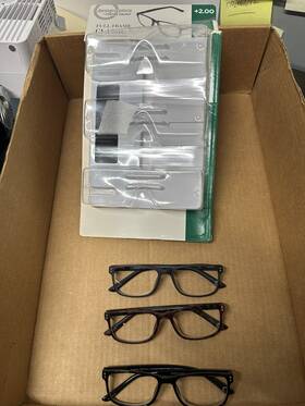 743067 Design Optics Ladies Full Frame Reading Glasses 3 Pack 2.00