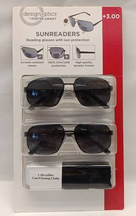 Design Optics 887661351463 By Foster Grant Sun Readers - 3.00