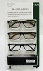 Design Optics Reading Glasses 3 Pack W Case 2.75 Strength 887661038111