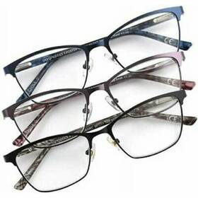 Designer Optics 193033458594 Design Foster Grant Addie Square Cat Eye Reading Glasses 3-pack 1.75