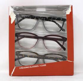 Designoptics 193033458402 Design Optics By Foster Grant Kiersey Plastic Reading Glasses 3.00 3 Count