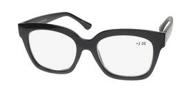 Diff 751286357561 New Compliments Ava Blue Light Lens Readers Plastic Womens Black Full-rim