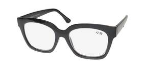 Diff 751286357578 New Compliments Ava Blue Light Lens Readers Black Square Full-rim