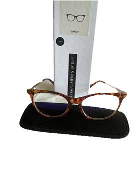 Diff Eyewear 0810015891666 Compliments By Leah Blue Light Blocking Amber Tortoise 2.0 Don T Pay 48.00