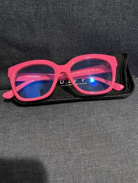 Diff Eyewear 840179560437 Ava Bubblegum Blue Light Pink Readers 1.00
